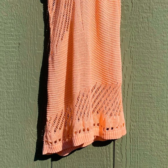 Mesh-Look Racerback Knit Tunic or Coverup - Picture 5 of 5